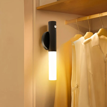 USB LED Magnetic Wall Lamp Portable Indoor Motion Sensing Torch Night Lights for Porch Stari Living Room