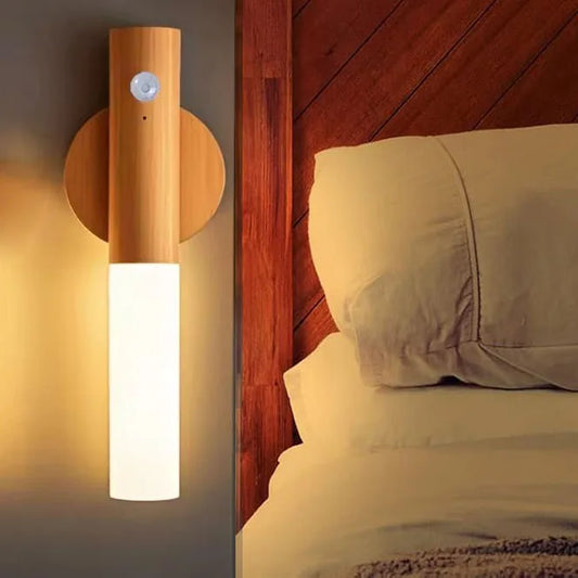 USB LED Magnetic Wall Lamp Portable Indoor Motion Sensing Torch Night Lights for Porch Stari Living Room