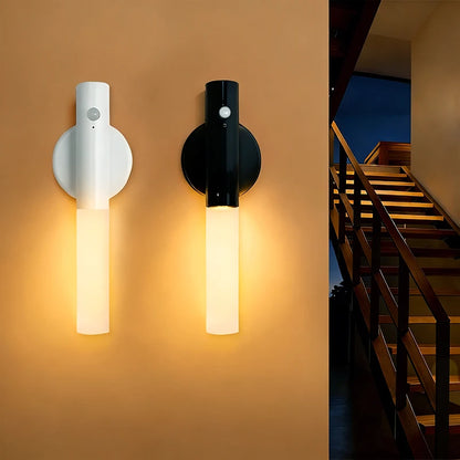 USB LED Magnetic Wall Lamp Portable Indoor Motion Sensing Torch Night Lights for Porch Stari Living Room